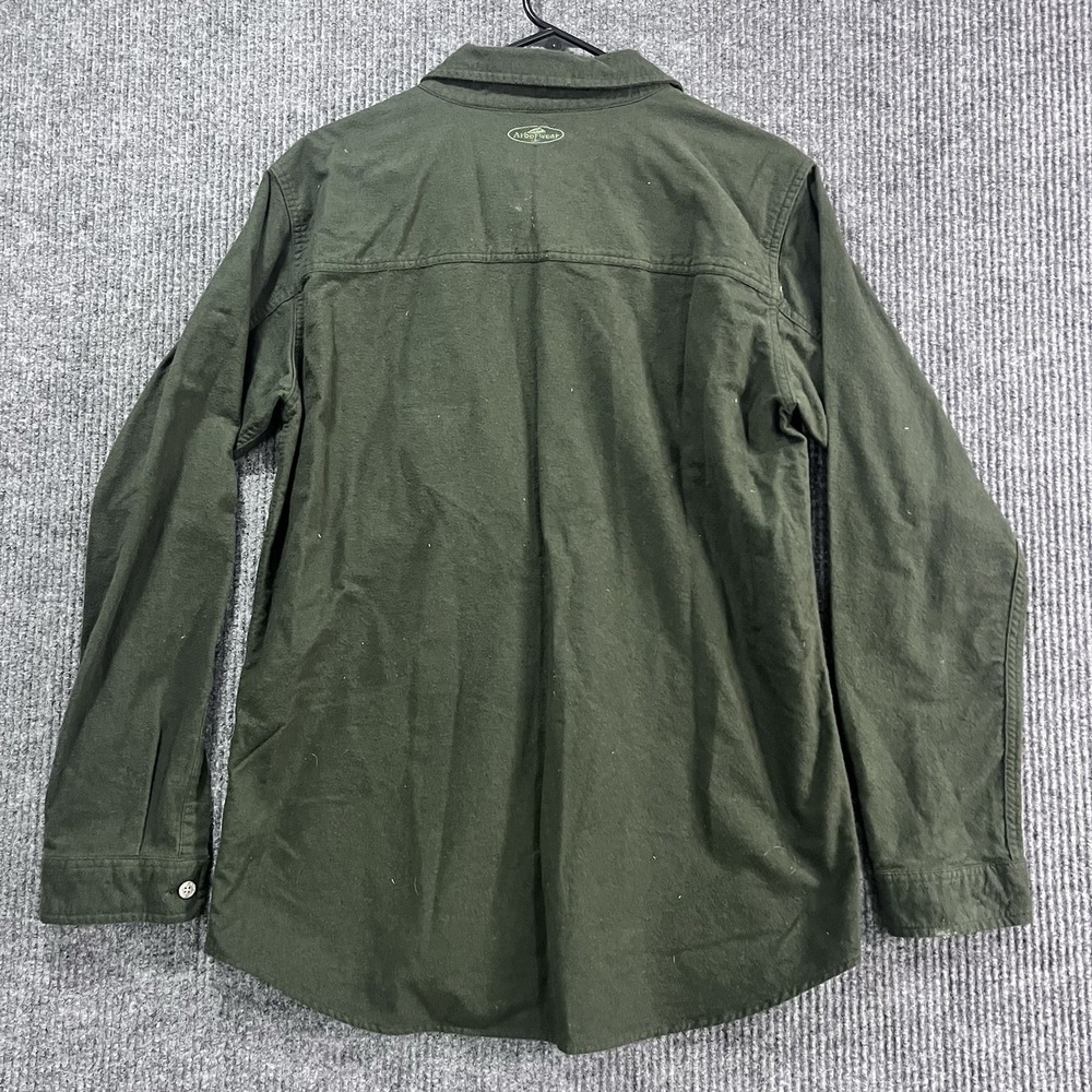 Arborwear Flannel Shirt Mens 2XL Green Long Sleeve Button Up Work Chamois 0222 - Picture 4 of 9